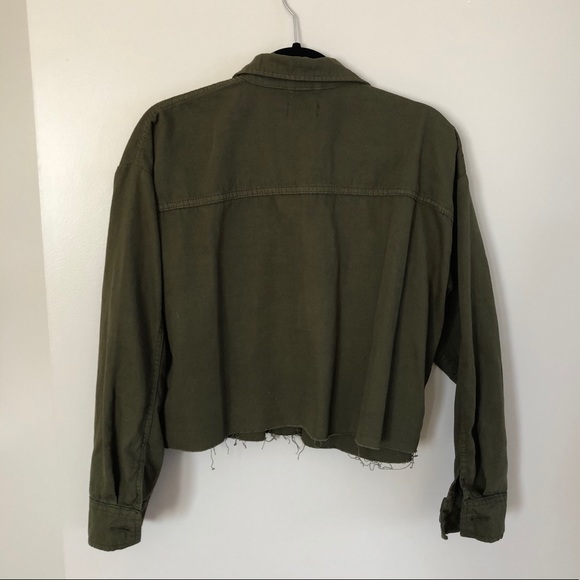 topshop cropped shacket/jacket - Picture 3 of 6